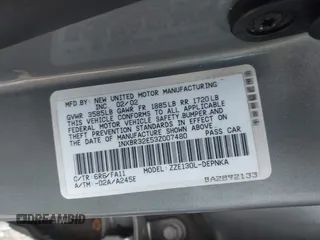 2003 Toyota Corolla CE с VIN 1NXBR32E53Z007480, выставлен на аукционе IAAI как лот 42648077 с пробегом 232 001 миль миль и . История ставок и продаж доступна на DreamBid. Изображение 9.