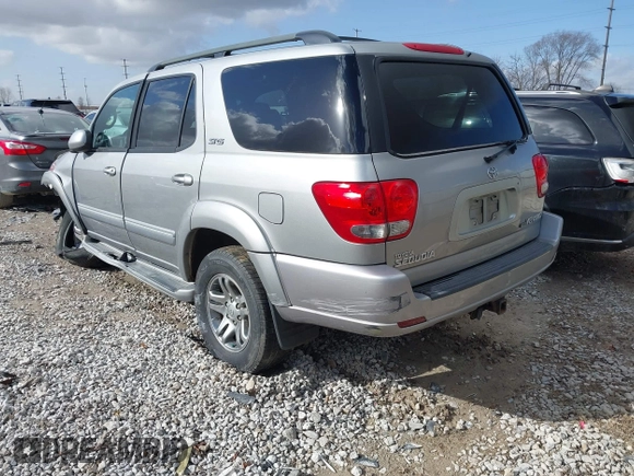 2005 Toyota Sequoia SR5 with VIN 5TDBT44A85S251105, listed as a IAAI auction lot 41728425 with 305,872 mi miles and . Bid and sale history available at DreamBid. Image 3.