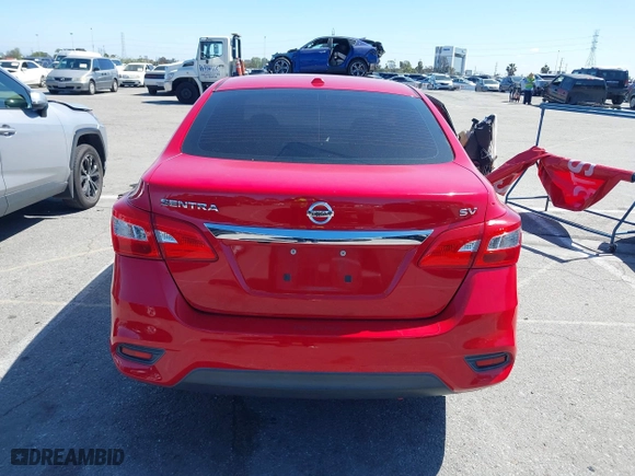 2017 Nissan Sentra SV with VIN 3N1AB7AP3HL650865, listed as a IAAI auction lot 41831102 with 89,252 mi miles. Bid and sale history available at carsss.com. Image 16.