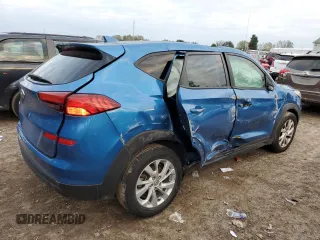 2019 Hyundai Tucson SE with VIN KM8J23A48KU845459, listed as a Copart auction lot 71819214 with 99,550 mi miles and Salvage Title. Bid and sale history available at carsss.com. Image 3.