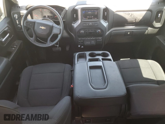 2021 Chevrolet Silverado 1500 Custom with VIN 1GCPYBEK6MZ231063, listed as a Copart auction lot 52195745 with 53,497 mi miles and Salvage Title. Bid and sale history available at DreamBid. Image 8.