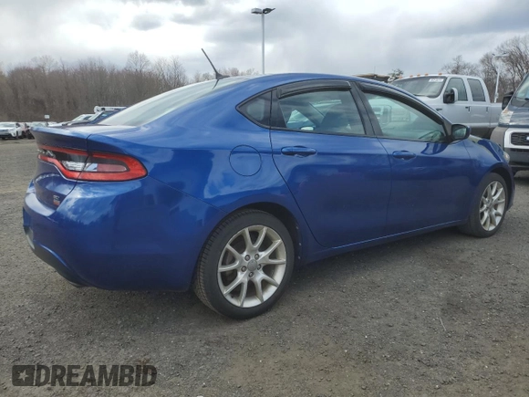 2013 Dodge Dart Rallye with VIN 1C3CDFBH7DD142288, listed as a Copart auction lot 50953035 with 88,587 mi miles and Clean Title. Bid and sale history available at carsss.com. Image 3.