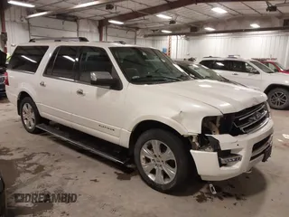 2015 Ford Expedition Max Platinum with VIN 1FMJK1MT2FEF16778, listed as a IAAI auction lot 41505174 with 149,886 mi miles and . Bid and sale history available at DreamBid. Image 1.