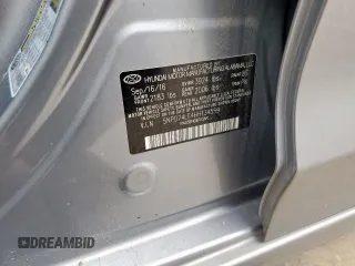 2017 Hyundai Elantra SE with VIN 5NPD74LF4HH134559, listed as a Copart auction lot 57276095 with 121,345 mi miles and Salvage title. Bid and sale history available at DreamBid. Image 12.