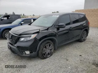2021 Honda Passport EX-L z VIN 5FNYF7H53MB010524, wystawiony jako Copart lot #50022685 z przebiegiem 18 882 mil mil oraz Szkoda całkowita • Salvage title. Historia ofert i sprzedaży dostępna na DreamBid. Obrazek 1.