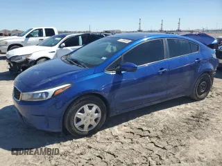 2017 Kia Forte LX with VIN 3KPFK4A76HE029500, listed as a Copart auction lot 47666495 with 86,191 mi miles and Salvage Title. Bid and sale history available at carsss.com. Image 1.