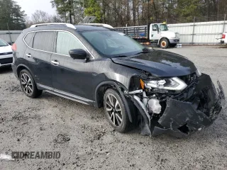 2020 Nissan Rogue SL with VIN 5N1AT2MT2LC757508, listed as a Copart auction lot 45053595 with 124,593 mi miles and Salvage Title. Bid and sale history available at DreamBid. Image 4.