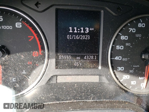2016 Audi A3 2.0T Premium with VIN WAUB8GFFXG1111498, listed as a Copart auction lot 37039403 with 85,955 mi miles. Bid and sale history available at carsss.com. Image 9.