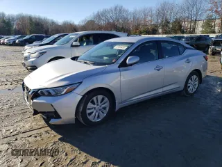 2022 Nissan Sentra S z VIN 3N1AB8BV8NY207984, wystawiony jako Copart lot #87059434 z przebiegiem 63 697 mil mil oraz Szkoda całkowita • Salvage title. Historia ofert i sprzedaży dostępna na DreamBid. Obrazek 1.