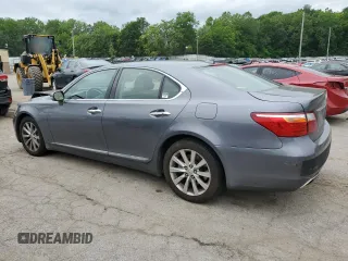 2012 Lexus LS 460 with VIN JTHCL5EF0C5014582, listed as a Copart auction lot 61168325 with 145,708 mi miles and Salvage title. Bid and sale history available at DreamBid. Image 2.