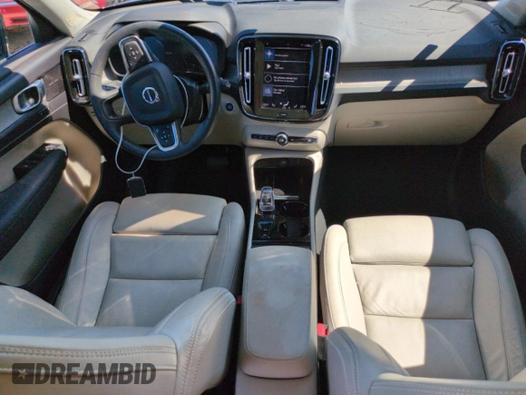 2022 Volvo XC40 Inscription with VIN YV4AC2HL4N2745980, listed as a Copart auction lot 74689834 with 27,858 mi miles and Salvage Title. Bid and sale history available at carsss.com. Image 8.