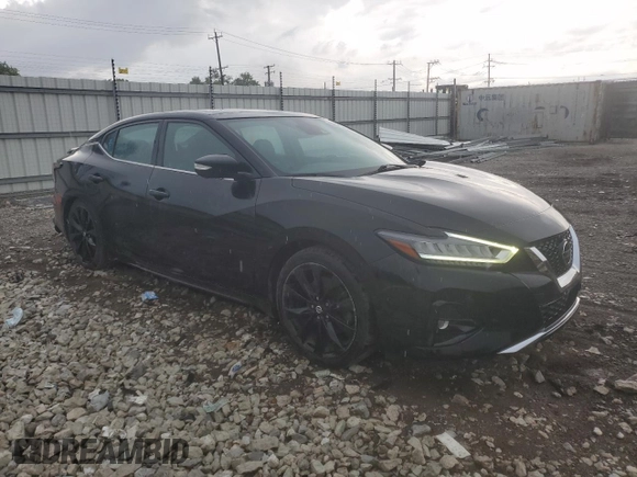 2020 Nissan Maxima SR z VIN 1N4AA6EV4LC369882, wystawiony jako Copart lot #60254215 z przebiegiem 76 992 mil mil oraz Szkoda całkowita • Salvage title. Historia ofert i sprzedaży dostępna na DreamBid. Obrazek 4.