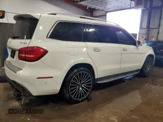 2017 Mercedes-Benz GLS with VIN 4JGDF7FE0HA978513, listed as a Copart auction lot 43703755 with 94,292 mi miles and Salvage Title. Bid and sale history available at carsss.com. Image 3.