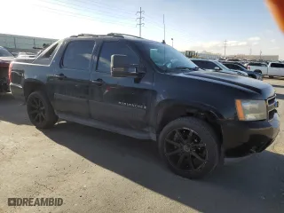 2007 Chevrolet Avalanche LTZ with VIN 3GNFK12327G307541, listed as a Copart auction lot 47784945 with 153,834 mi miles and Salvage Title. Bid and sale history available at carsss.com. Image 4.