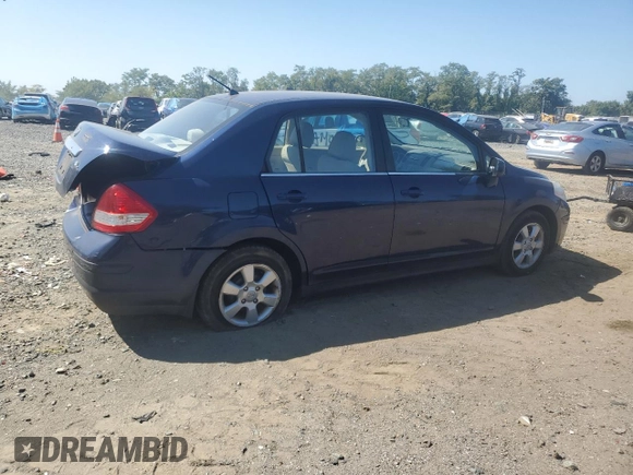 2007 Nissan Versa 1.8 SL with VIN 3N1BC11E27L432802, listed as a Copart auction lot 71018594 with 118,795 mi miles and Salvage Title. Bid and sale history available at carsss.com. Image 3.