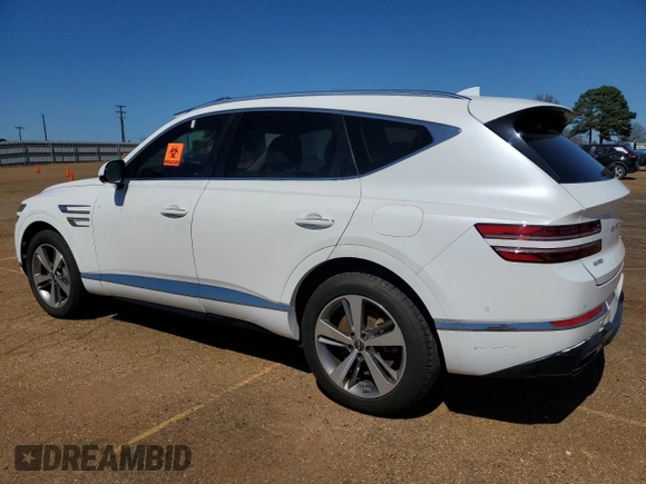 2021 Genesis GV80 with VIN KMUHCESCXMU051032, listed as a Copart auction lot 48432615 with 130,864 mi miles and Salvage Title. Bid and sale history available at DreamBid. Image 2.
