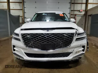 2024 Genesis GV80 with VIN KMUHBDSB5RU170442, listed as a Copart auction lot 58028895 with 25,823 mi miles and Salvage title. Bid and sale history available at DreamBid. Image 5.