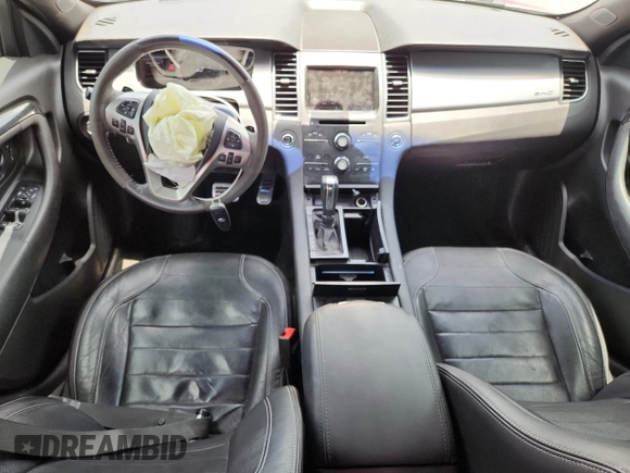 2015 Ford Taurus SHO with VIN 1FAHP2KTXFG130133, listed as a Copart auction lot 60019955 with 92,527 mi miles and Salvage title. Bid and sale history available at DreamBid. Image 8.