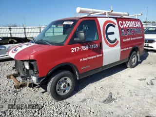2003 GMC Savana Cargo Van with VIN 1GTGG25V831112375, listed as a Copart auction lot 73788324 with 176,616 mi miles and Salvage Title. Bid and sale history available at carsss.com. Image 1.
