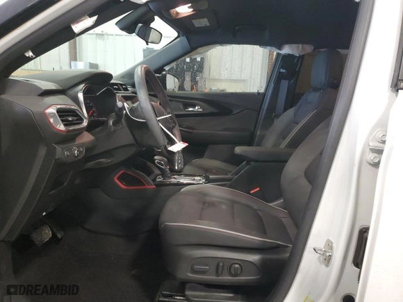 2023 Chevrolet TrailBlazer RS with VIN KL79MTSL0PB097362, listed as a Copart auction lot 45887135 with 29,258 mi miles and Salvage Title. Bid and sale history available at carsss.com. Image 7.