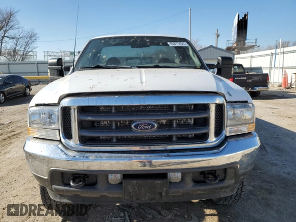 2001 Ford F-250 with VIN 3FTNF21L81MA77058, listed as a Copart auction lot 85871654 with 163,557 mi miles and Salvage title. Bid and sale history available at DreamBid. Image 5.