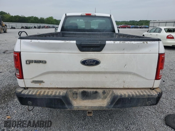 2016 Ford F-150 XL with VIN 1FTMF1CP0GKE26834, listed as a Copart auction lot 52312184 with 147,604 mi miles and Salvage Title. Bid and sale history available at carsss.com. Image 6.