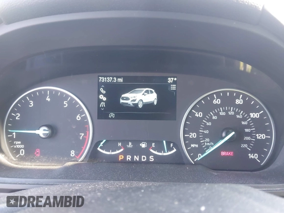 2018 Ford EcoSport Titanium z VIN MAJ6P1WL0JC172094, wystawiony jako IAAI lot #41640624 z przebiegiem 73 137 mil mil oraz . Historia ofert i sprzedaży dostępna na DreamBid. Obrazek 7.