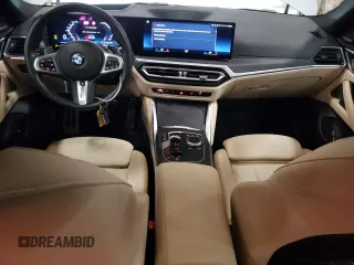 2024 BMW 4 Series 430i xDrive with VIN WBA73AV06RFR99302, listed as a Copart auction lot 88218495 with 17,009 mi miles and Salvage Title. Bid and sale history available at carsss.com. Image 8.