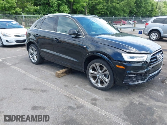2016 Audi Q3 Prestige with VIN WA1GFCFS4GR015382, listed as a IAAI auction lot 42331564 with 76,836 mi miles and . Bid and sale history available at DreamBid. Image 1.