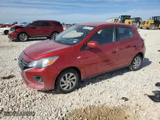 2021 Mitsubishi Mirage ES with VIN ML32AUHJ8MH007878, listed as a Copart auction lot 49356785 with 103,550 mi miles and Salvage Title. Bid and sale history available at carsss.com. Image 1.