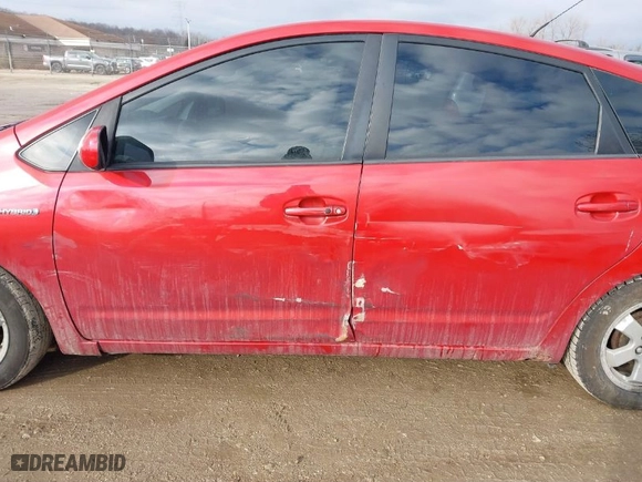 2007 Toyota Prius with VIN JTDKB20U877573652, listed as a IAAI auction lot 41691225 with 184,067 mi miles. Bid and sale history available at carsss.com. Image 6.