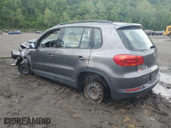 2018 Volkswagen Tiguan with VIN WVGBV7AX9JK003947, listed as a Copart auction lot 54556975 with Not Provided miles and Salvage Title. Bid and sale history available at DreamBid. Image 2.
