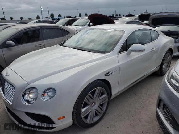 2017 Bentley Continental GT with VIN SCBFT7ZA4HC062035, listed as a Copart auction lot 76673904 with 9,008 mi miles and Salvage Title. Bid and sale history available at DreamBid. Image 1.