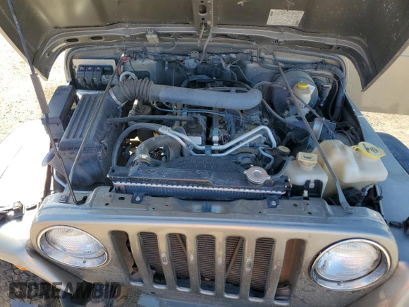2006 Jeep Wrangler Rubicon with VIN 1J4FA69S36P744801, listed as a Copart auction lot 46541575 with 164,347 mi miles and Salvage title. Bid and sale history available at DreamBid. Image 11.