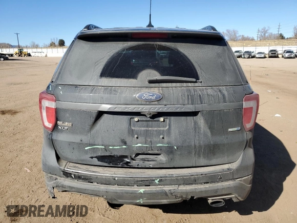2018 Ford Explorer XLT with VIN 1FM5K8DH5JGC54760, listed as a Copart auction lot 47113805 with 115,784 mi miles and Salvage Title. Bid and sale history available at DreamBid. Image 6.