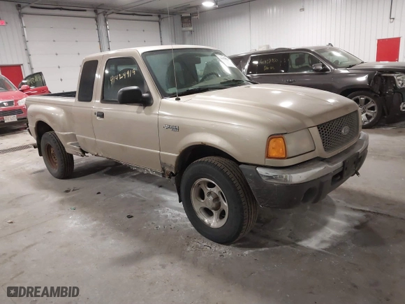 2001 Ford Ranger XL Fleet with VIN 1FTZR15U51PA40467, listed as a IAAI auction lot 41424919 with 251,006 mi miles. Bid and sale history available at carsss.com. Image 1.