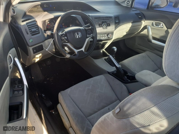 2012 Honda Civic Cpe EX with VIN 2HGFG3A80CH557696, listed as a Copart auction lot 41619155 with 116,385 mi miles and Non Repairable. Bid and sale history available at carsss.com. Image 8.