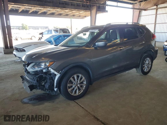 2018 Nissan Rogue SV with VIN 5N1AT2MV1JC817874, listed as a Copart auction lot 45360585 with 62,597 mi miles and Salvage Title. Bid and sale history available at carsss.com. Image 1.