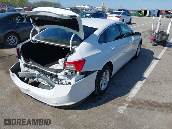 2024 Chevrolet Malibu LS with VIN 1G1ZC5STXRF210417, listed as a IAAI auction lot 41964322 with 7,743 mi miles and . Bid and sale history available at DreamBid. Image 4.