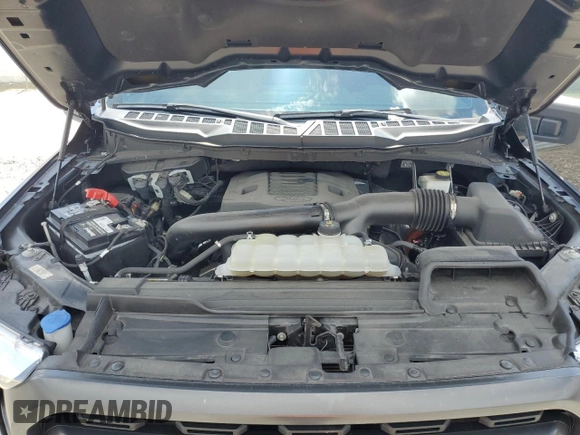 2022 Ford F-150 XL with VIN 1FTFW1E82NFC33590, listed as a Copart auction lot 61806045 with 53,477 mi miles and Salvage title. Bid and sale history available at DreamBid. Image 11.