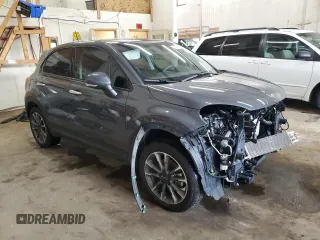 2021 FIAT 500X Trekking with VIN ZFBNF3B19MP944553, listed as a Copart auction lot 64754785 with 53,098 mi miles and Salvage title. Bid and sale history available at DreamBid. Image 4.