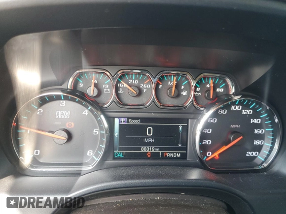 2016 Chevrolet Silverado 1500 High Country with VIN 3GCUKTEC5GG208414, listed as a Copart auction lot 50716275 with 88,319 mi miles and Salvage Title. Bid and sale history available at DreamBid. Image 9.