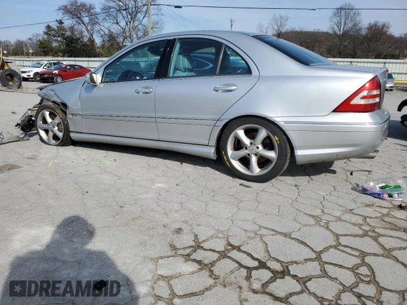 2006 Mercedes-Benz C 230 Sport with VIN WDBRF52H76F745502, listed as a Copart auction lot 46003175 with 119,918 mi miles and Clean title. Bid and sale history available at DreamBid. Image 2.
