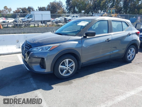 2021 Nissan Kicks S with VIN 3N1CP5BV2ML528505, listed as a IAAI auction lot 42206862 with 44,081 mi miles and . Bid and sale history available at DreamBid. Image 2.