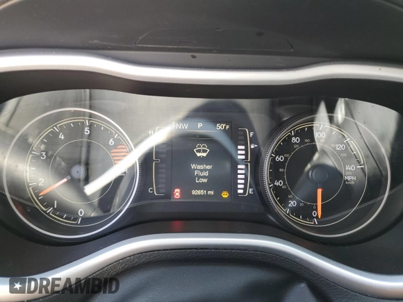 2018 Jeep Cherokee Latitude Plus with VIN 1C4PJLLB9JD535137, listed as a Copart auction lot 52505705 with 92,651 mi miles and Salvage Title. Bid and sale history available at DreamBid. Image 9.