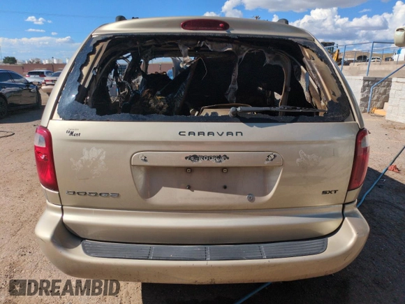 2006 Dodge Caravan SXT with VIN 1D8GP45R26B523818, listed as a Copart auction lot 63150435 with Not provided miles and Non repairable. Bid and sale history available at DreamBid. Image 6.
