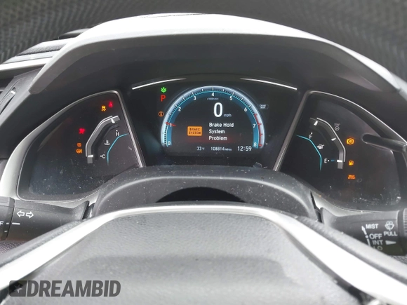 2016 Honda Civic Sedan EX-T with VIN 2HGFC1F3XGH635159, listed as a IAAI auction lot 41584768 with 108,814 mi miles. Bid and sale history available at carsss.com. Image 7.