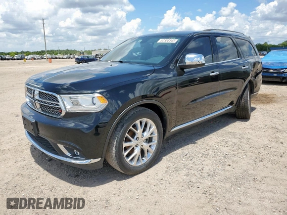 2017 Dodge Durango SXT with VIN 1C4RDHAG6HC680745, listed as a Copart auction lot 62388545 with 129,844 mi miles and Salvage title. Bid and sale history available at DreamBid. Image 1.