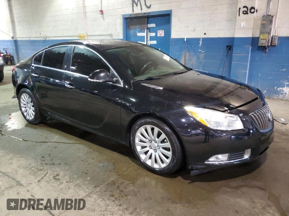 2013 Buick Regal Turbo Premium 1 with VIN 2G4GS5EV5D9158464, listed as a Copart auction lot 50976855 with 110,254 mi miles and Clean Title. Bid and sale history available at carsss.com. Image 4.