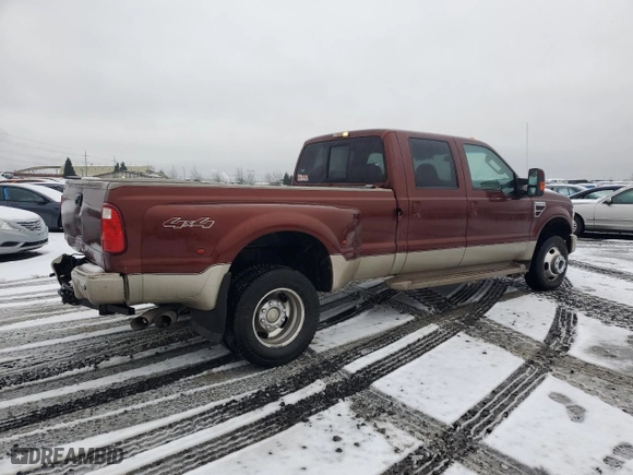 2008 Ford Super Duty F-350 DRW XL with VIN 1FTWW33R88EC17881, listed as a Copart auction lot 43429245 with 168,011 mi miles and Salvage Title. Bid and sale history available at carsss.com. Image 3.